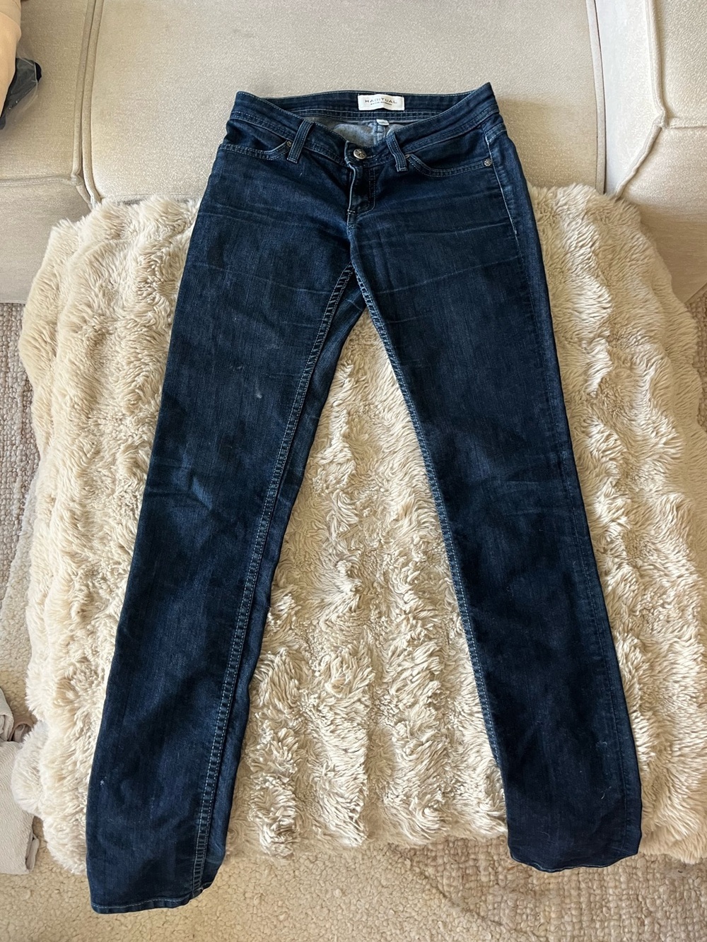 Habitual Dark Blue Skinny Jeans - Classic Stretch Denim